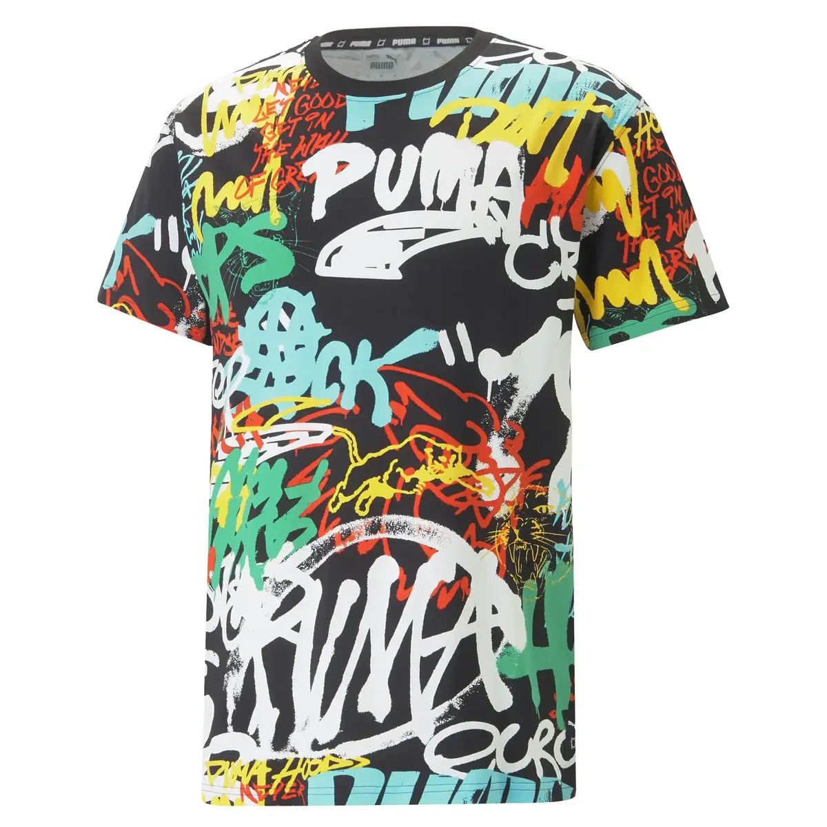 Puma Graffiti Siyah Erkek Grafiti T-Shirt