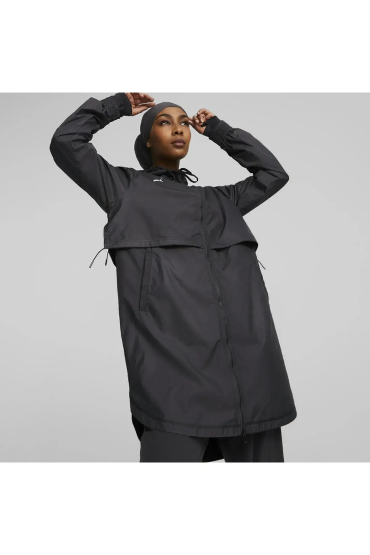 Puma Modest Activewear Fz Rain Jacket Siyah Kadın Track Jacket