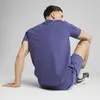 PUMA ESS ELEVATED Tee Mavi Erkek T-Shirt