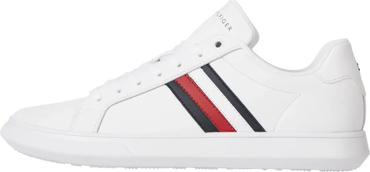 Tommy Hilfiger CORPORATE CUP LEATHE Erkek Beyaz Günlük Spor Ayakkabı