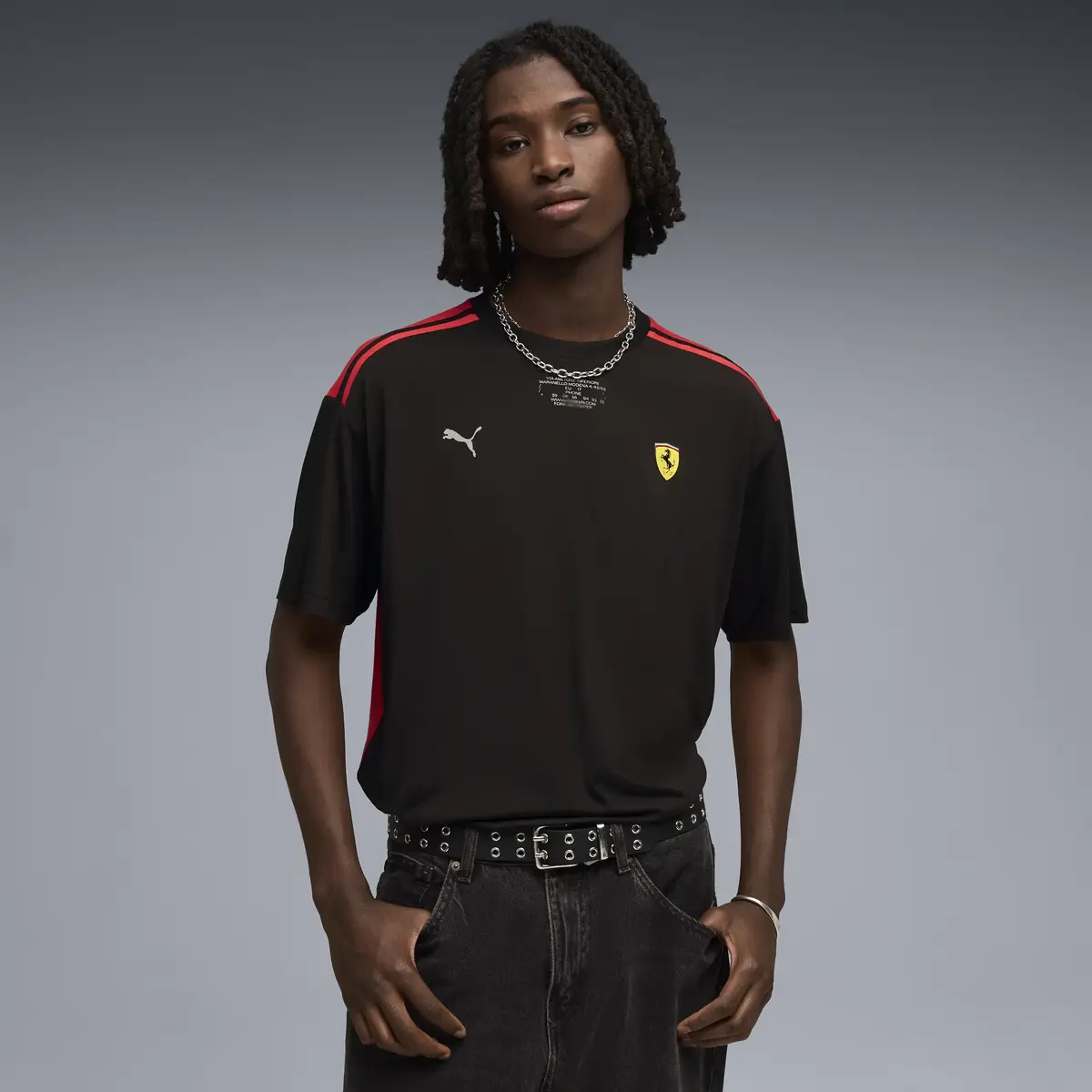 PUMA Ferrari Cloudspun TEE Siyah Erkek T-Shirt