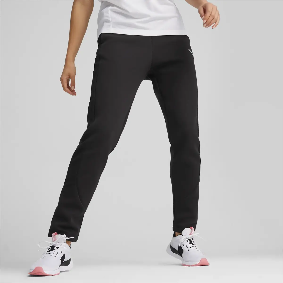 Puma EVOSTRIPE High-Waist Pants Siyah Kadın Eşofman Altı