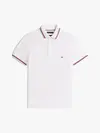 Tommy Hilfiger TIPPED SLIM FIT POLO, YBR Beyaz Erkek T-Shirt & Polo