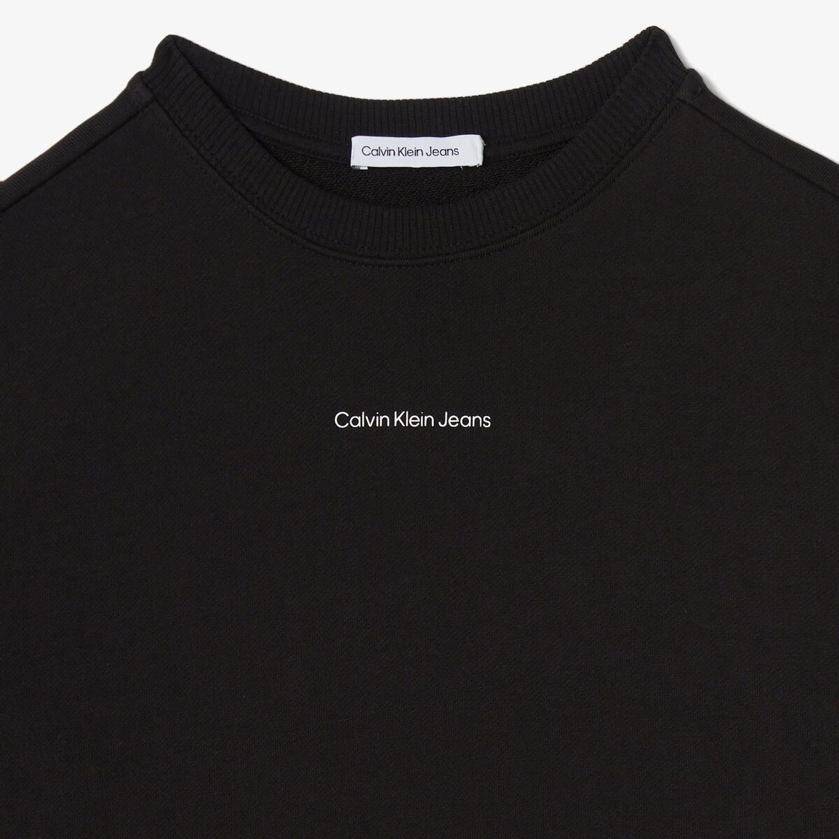 Calvin Klein MONOGRAM GRIDS PLACE, BEH Çocuk Siyah Sweatshirt