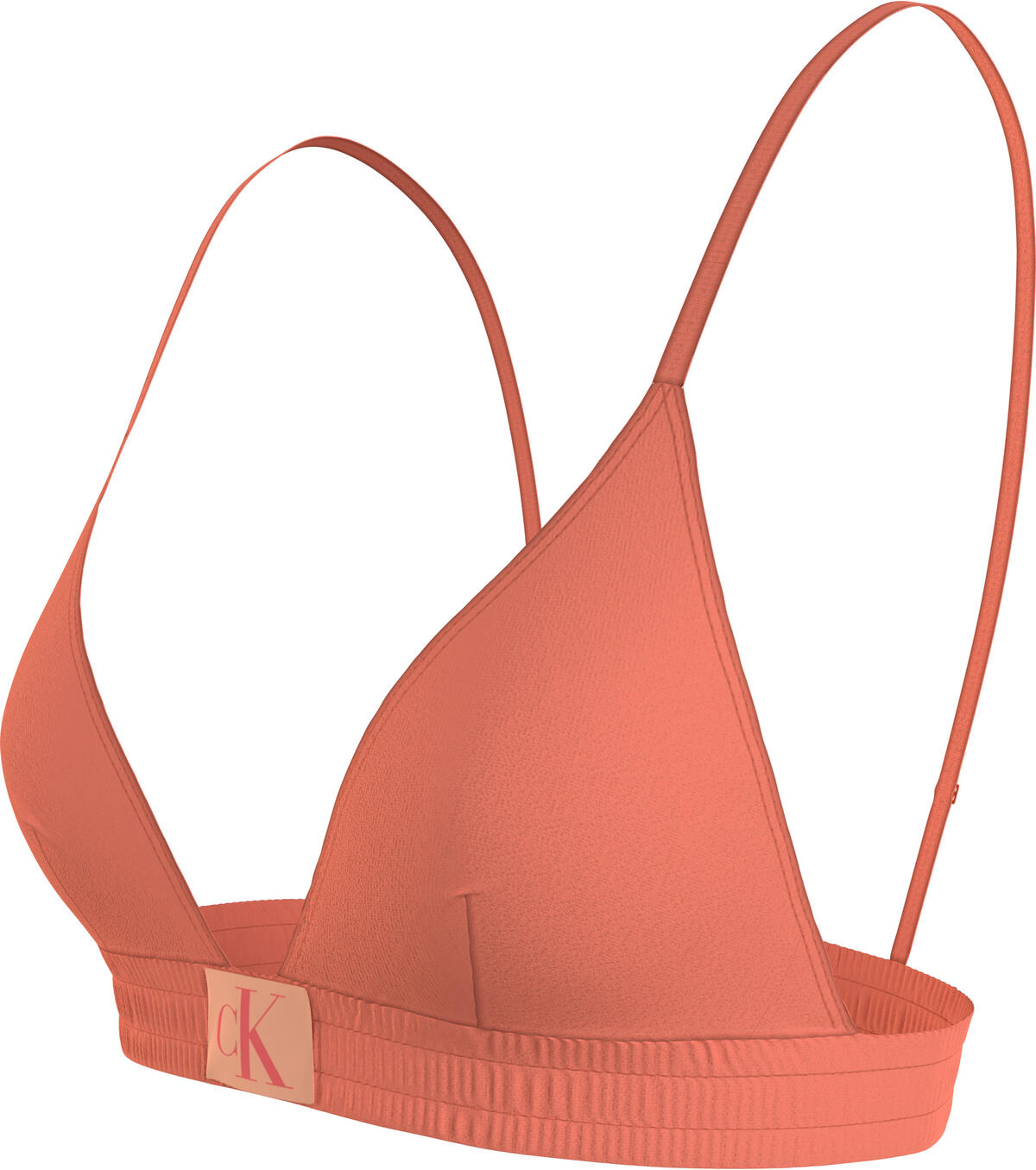 Calvin Klein FIXED TRIANGLE-RP Kadın Pembe Bikini Üstü