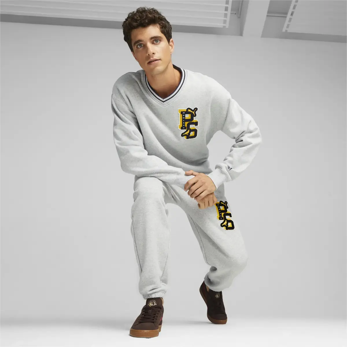 PUMA X STAPLE Sweatpants Gri Erkek Eşofman Altı