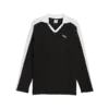Puma T7 Relaxed Long Sleeve Polo Siyah Erkek T-Shirt & Polo