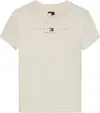Tommy Hilfiger TJW SLIM TJ US LINEA, YBH Krem Kadın T-Shirt & Polo