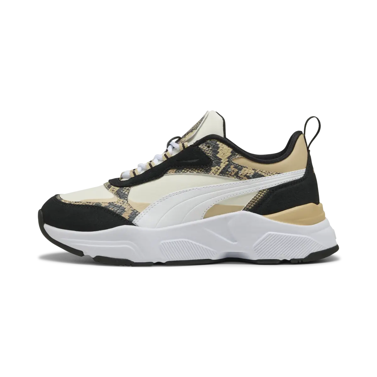 Puma Cassia Snake Chic Siyah Kadın Spor Ayakkabı