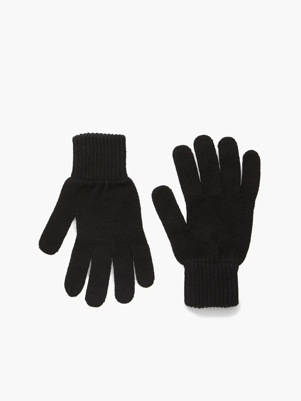 Calvin Klein KNITTED MONOGRAM GLO Erkek Siyah Eldiven