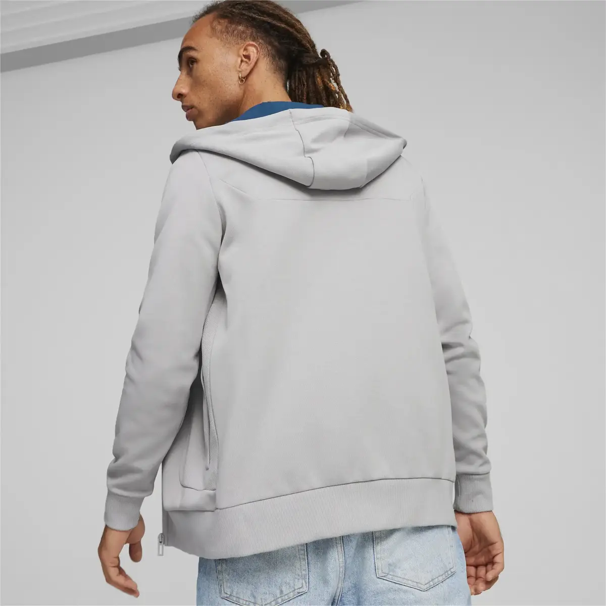 Puma MAPF1 Hooded Sweat Jacket Gri Erkek Sweatshirt