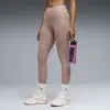 Puma W CLOUDSPUN TIGHT - HW FL Açık Kahve Kadın Tayt