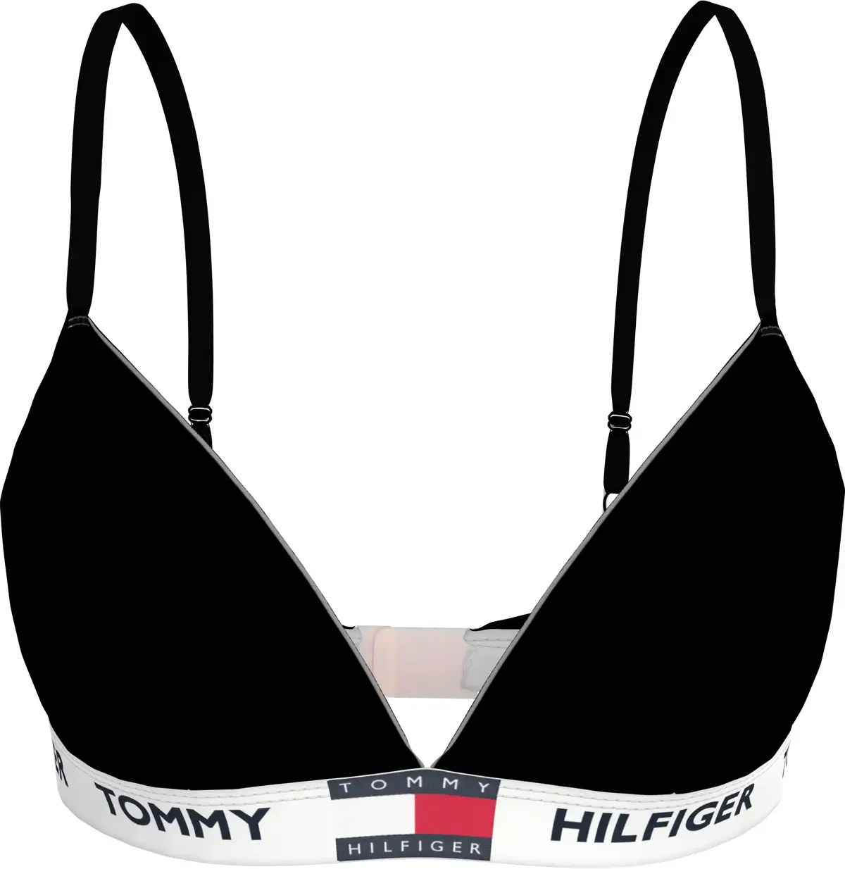 Tommy Hilfiger RP TRIANGLE Kadın Siyah Bikini Üst