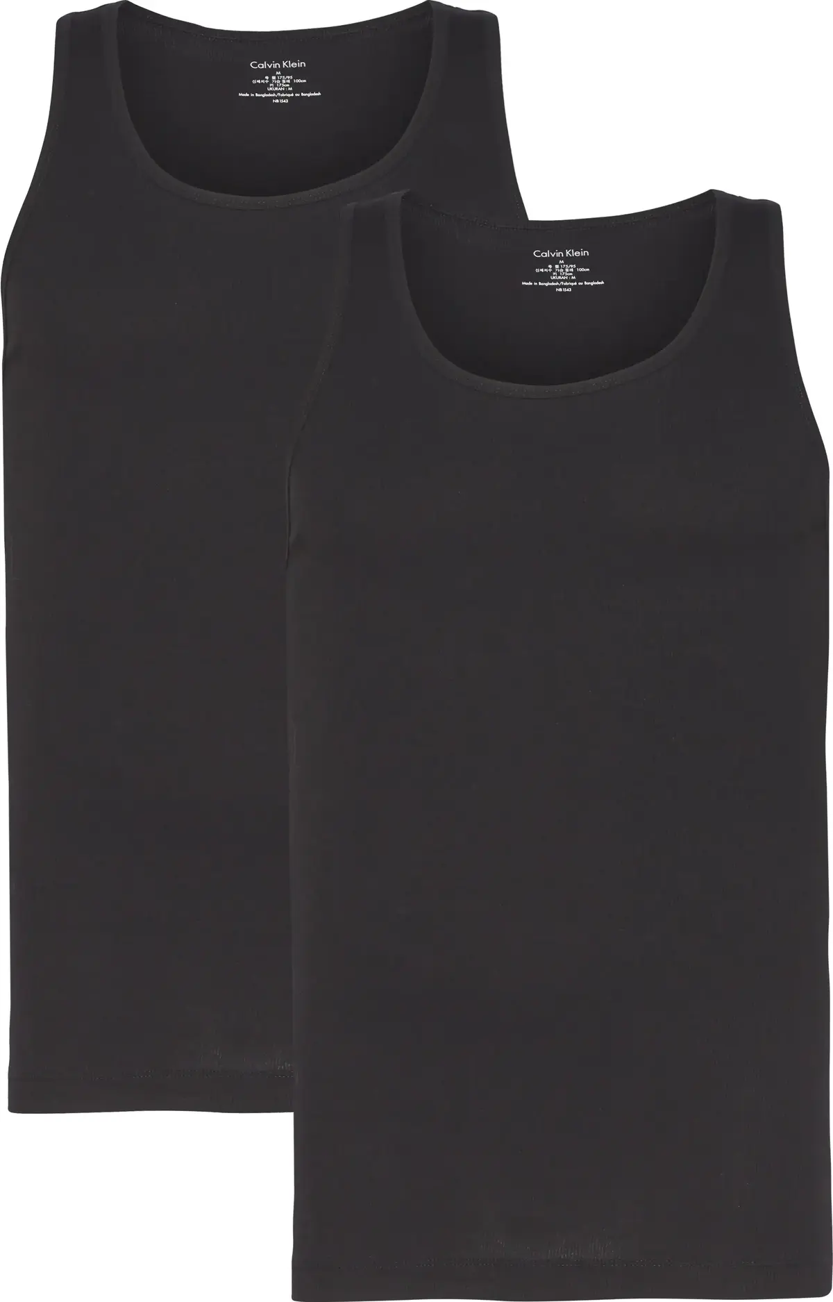 Calvin Klein TANK 2PK Erkek Siyah T-Shirt