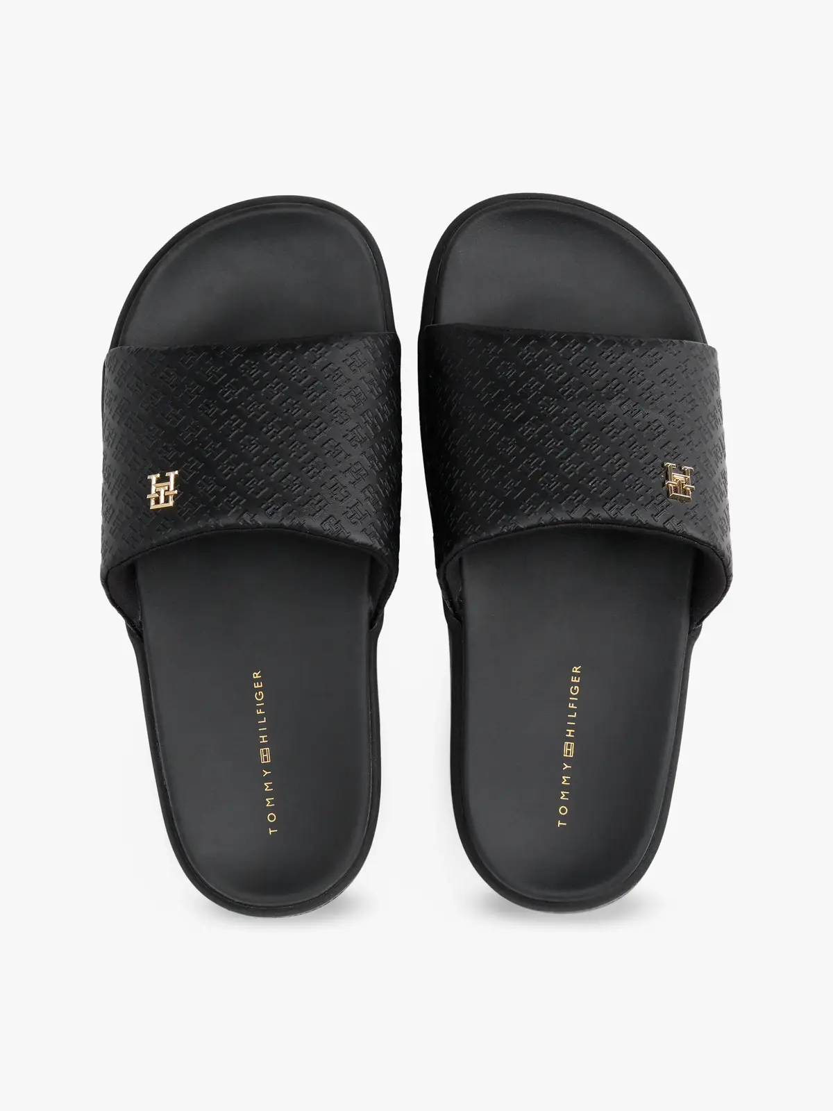 Tommy Hilfiger PLATFORM MONOGRAM PO, BDS Siyah Kadın Terlik