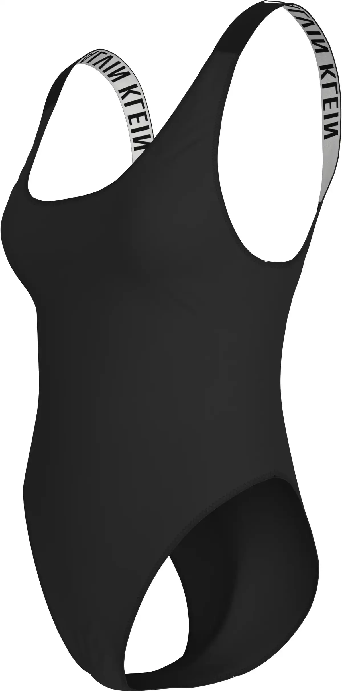Calvin Klein SCOOP BACK ONE PIECE, BEH Siyah Kadın Mayo