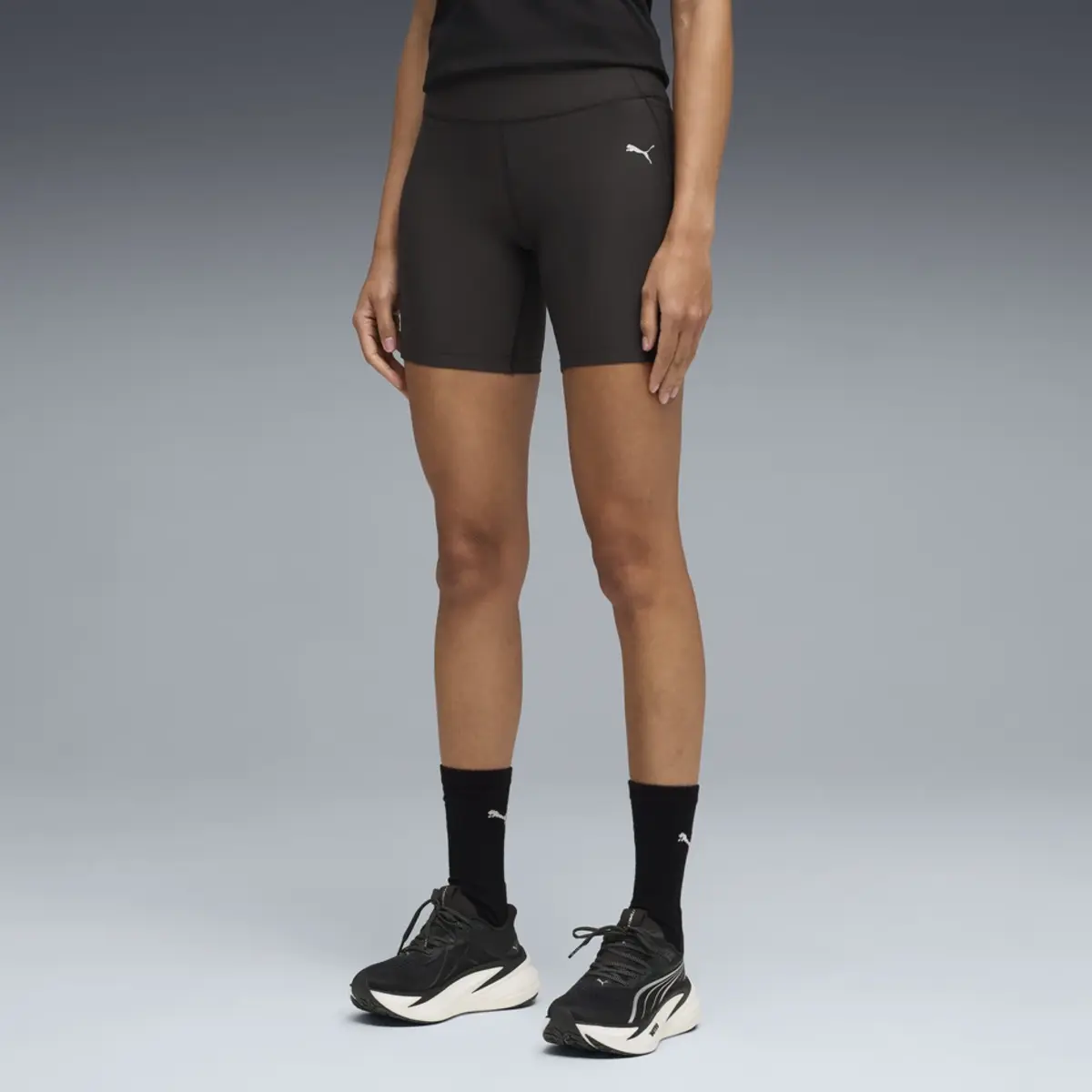 Puma W DREAMRUN 7" Short Tight Siyah Kadın Şort