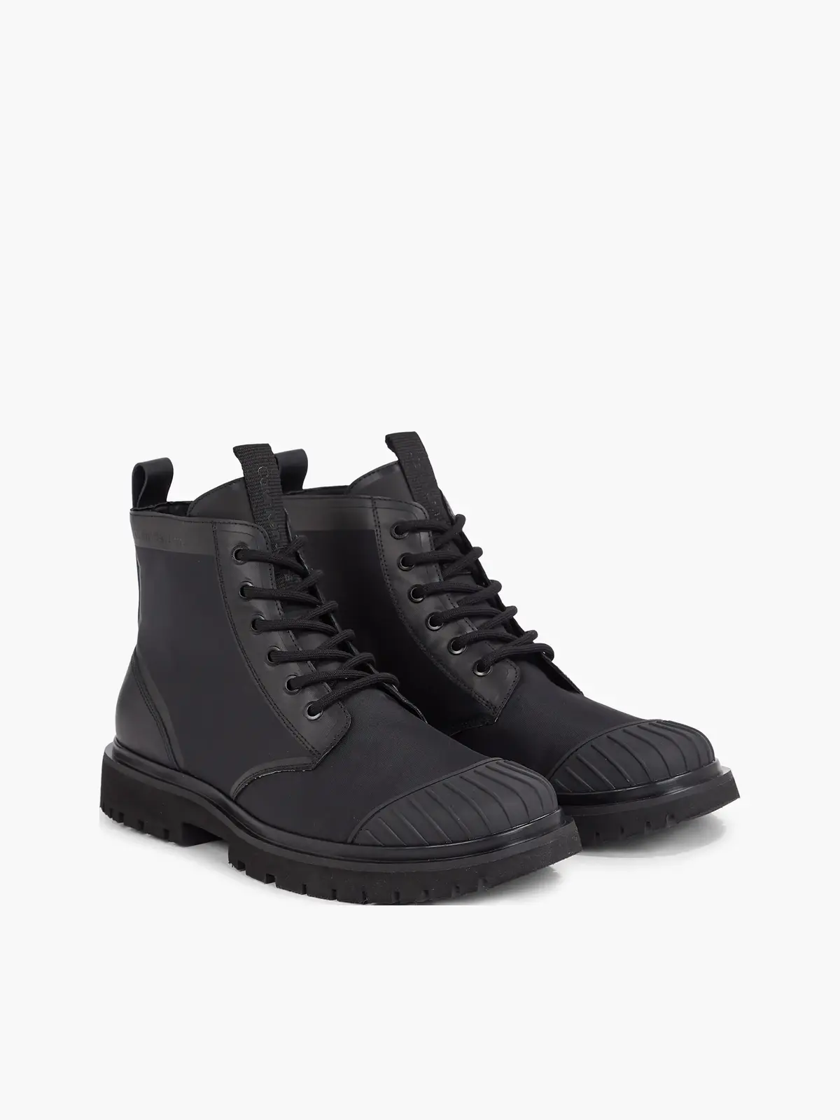 Calvin Klein EVA LACEUP BOOT MID Erkek Siyah Bot