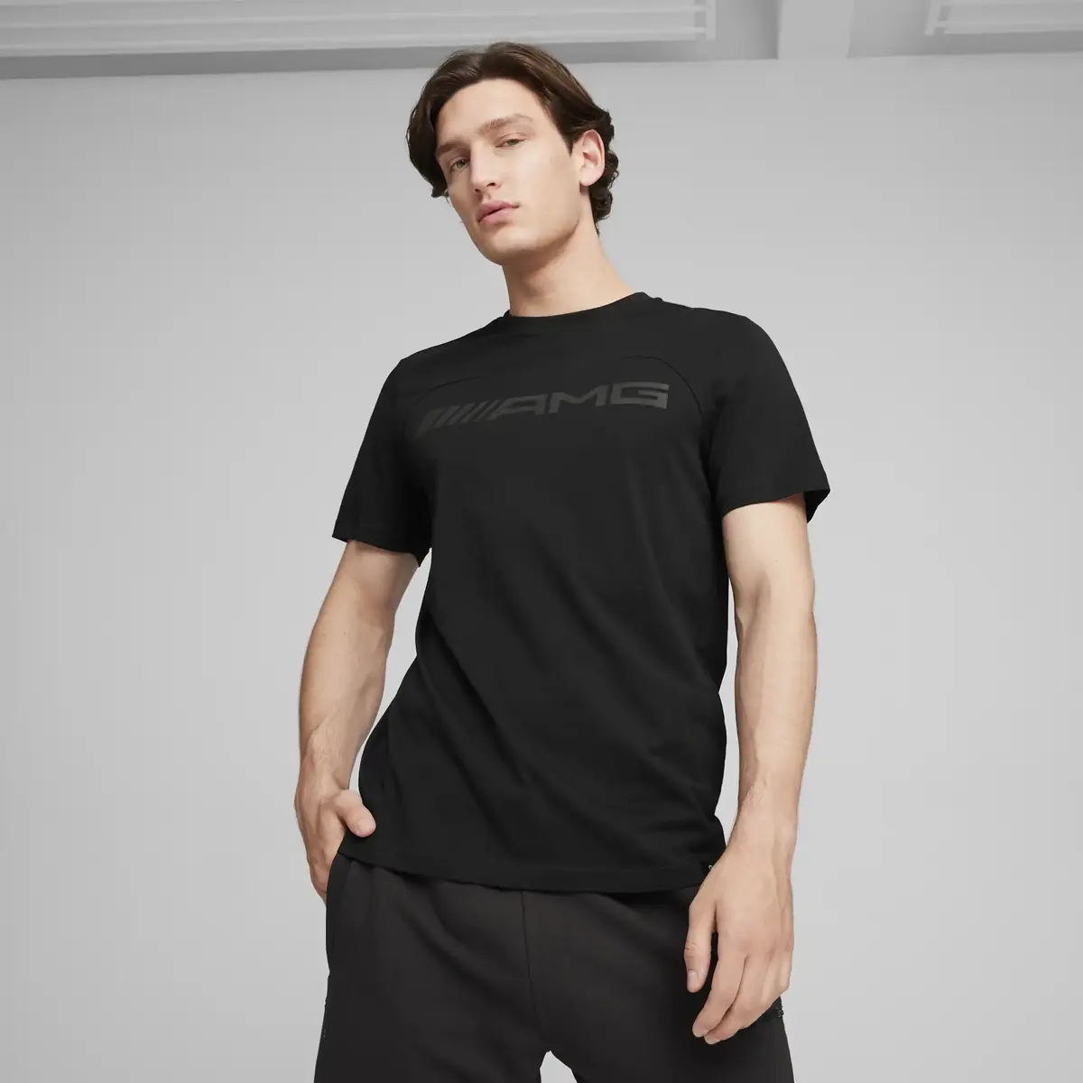 Puma AMG Logo Tee Siyah Erkek T-shirt