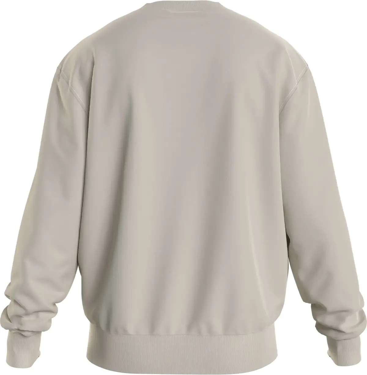 Calvin Klein BOLD DISRUPTED LOGO Erkek Krem Sweatshirt