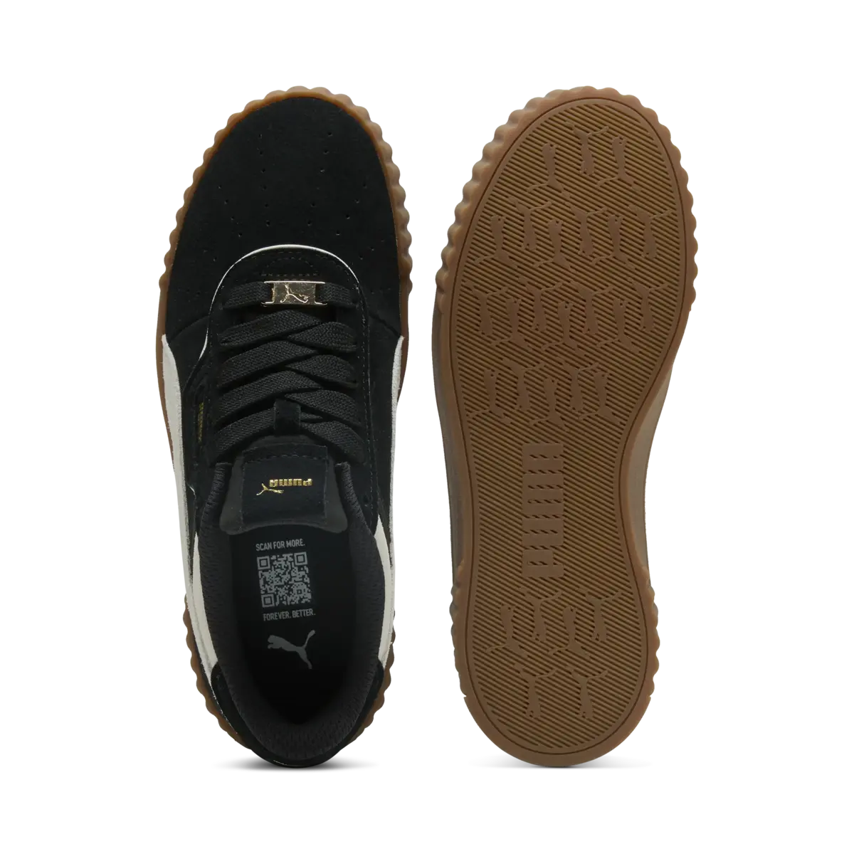 PUMA Carina 3.0 Luxe SD Siyah Kadın Günlük Spor Ayakkabı