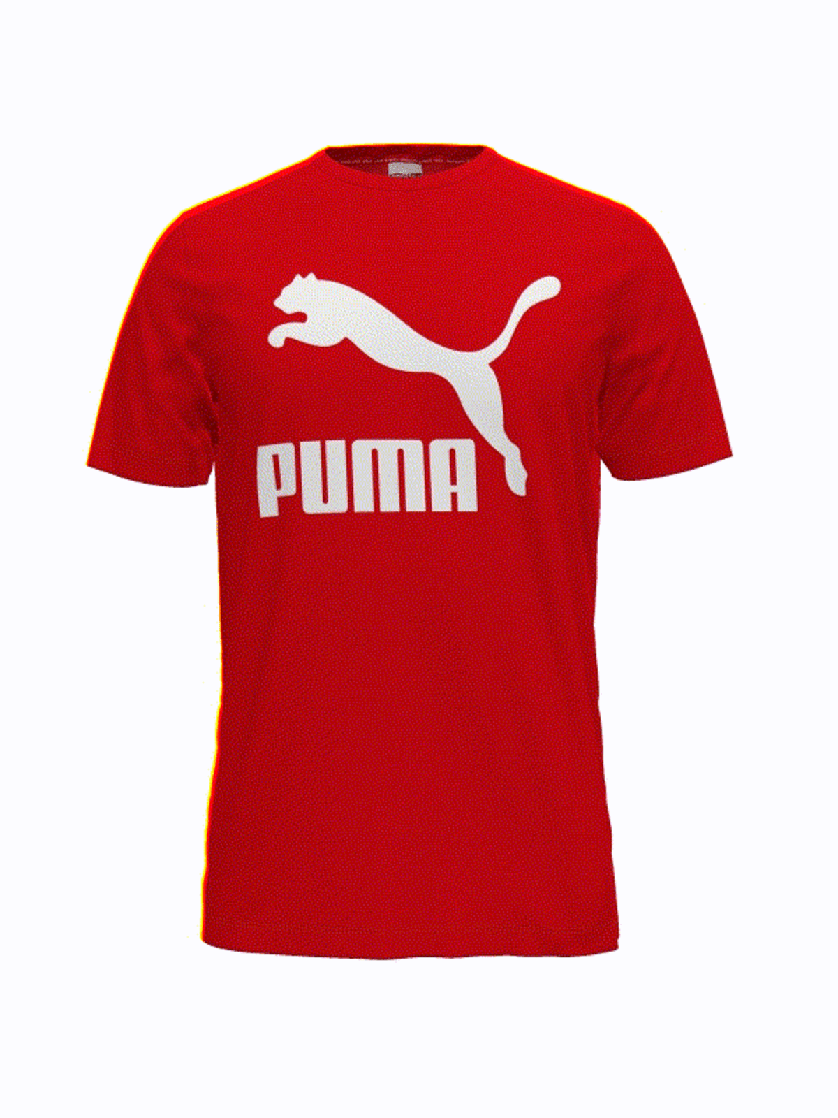 Puma Classics Logi Tee Kırmızı Erkek T-shirt