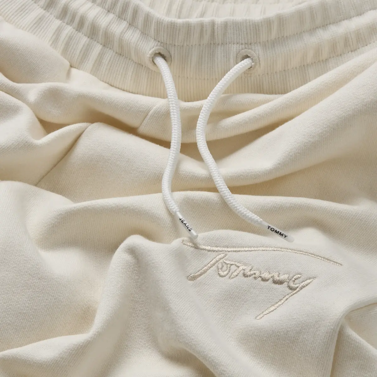 Tommy Hilfiger TJW TOMMY SIGNATURE Kadın Krem Eşofman Altı