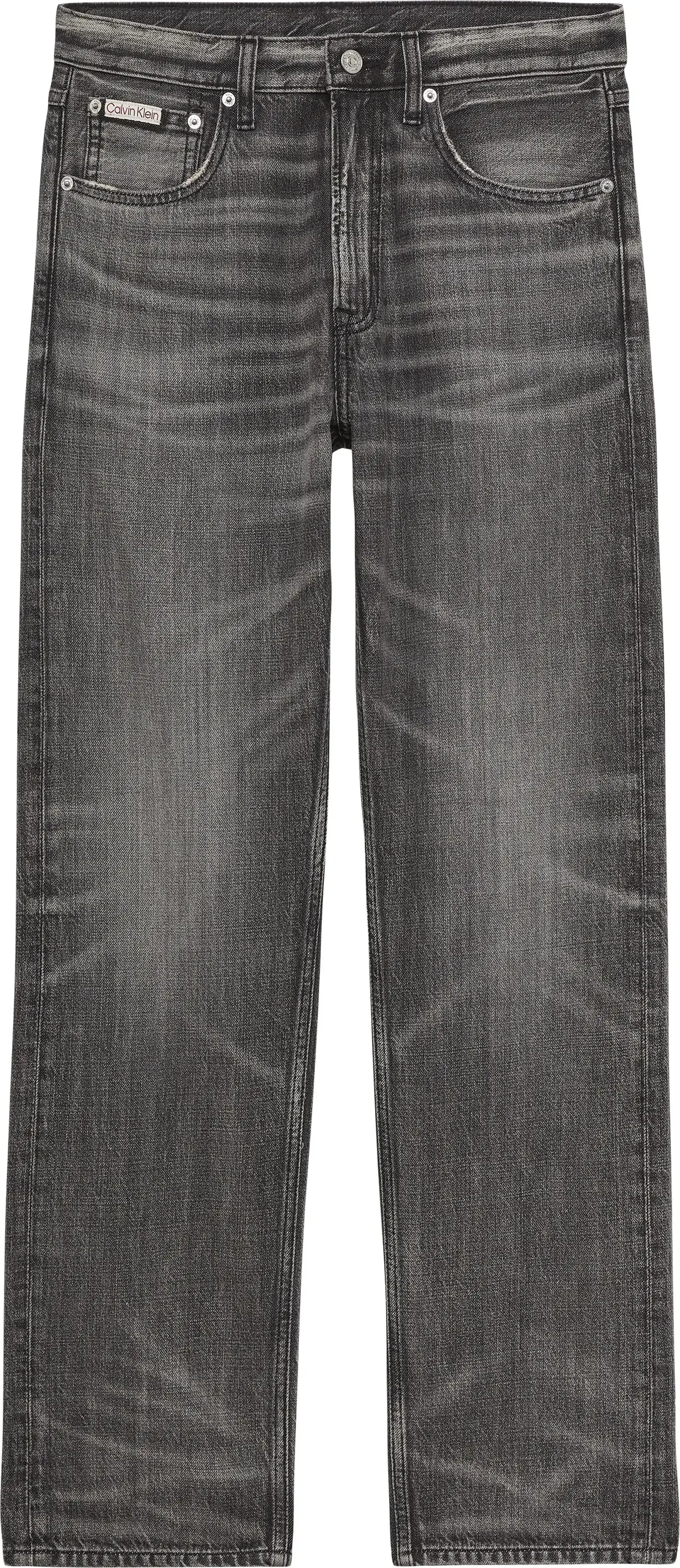 Calvin Klein 90S STRAIGHT METEORITE TENCEL JE Erkek Gri Kot Pantolon