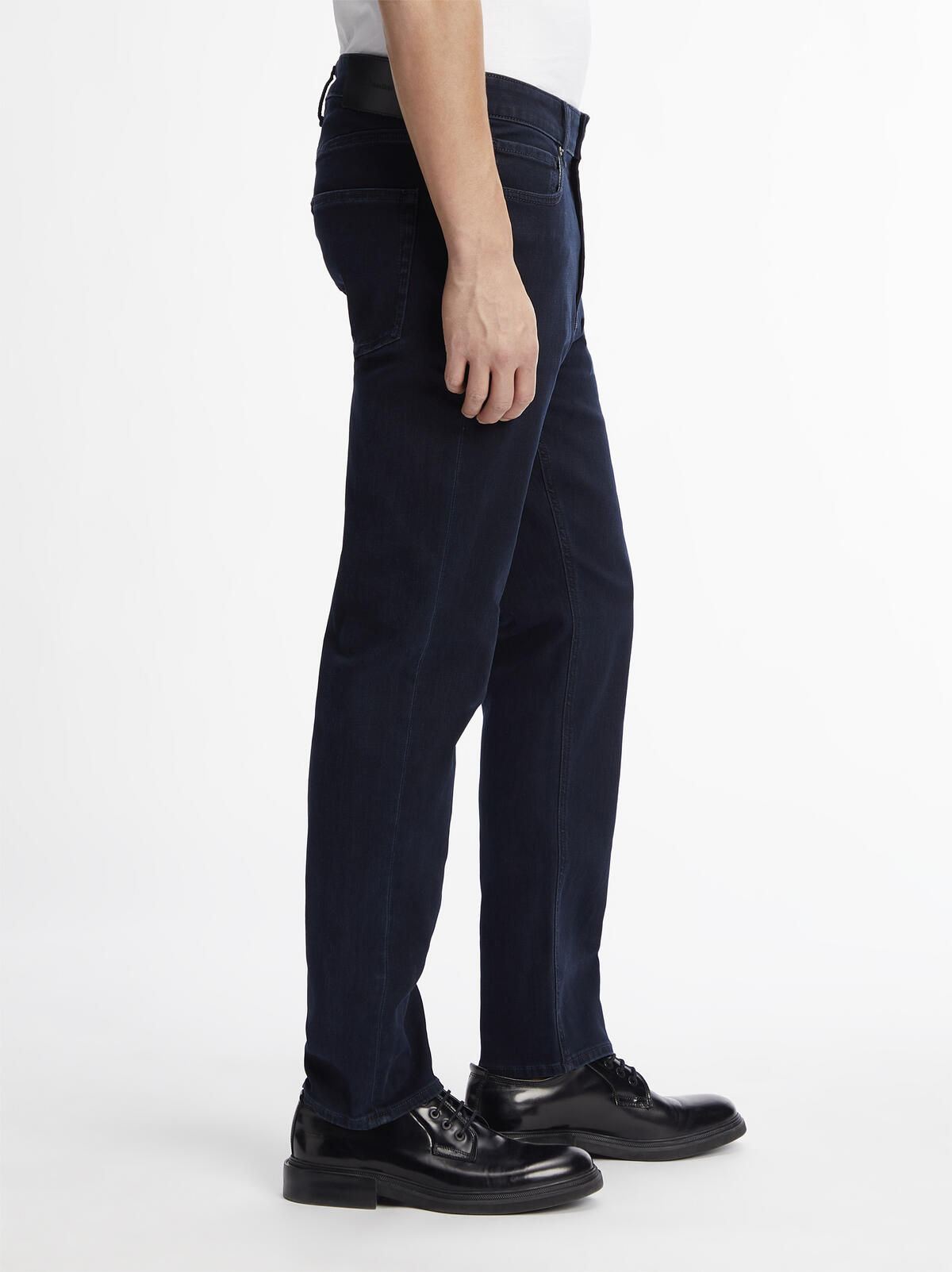 Calvin Klein TAPERED BLUE BLACK Erkek Lacivert Kot Pantolon
