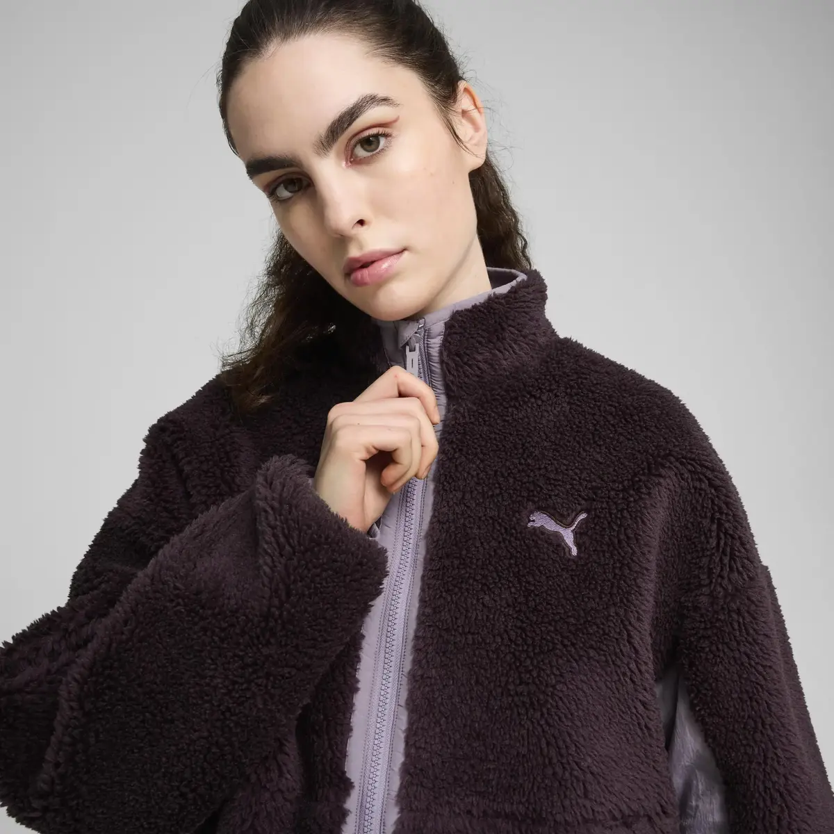 Puma Reversible Sherpa Jacket Siyah Kadın Şişme Mont