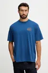 Calvin Klein SS 30S MICRO MONOLOGO GRAPHIC TE Mavi Erkek Tişört