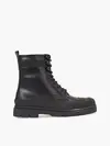 Calvin Klein LACE UP BOOT HIGH Erkek Siyah Bot