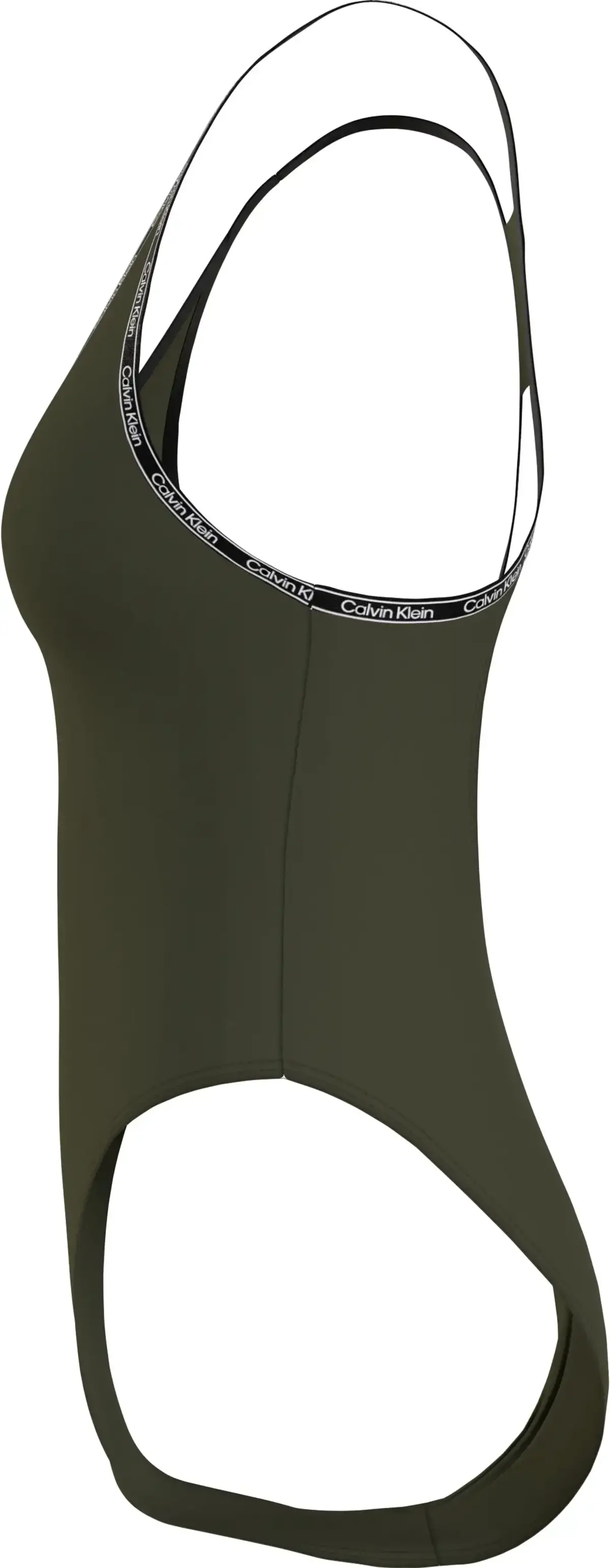 Calvin Klein RACERBACK ONEPIECE Kadın Siyah Mayo