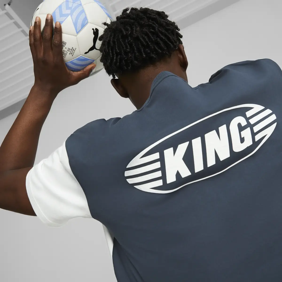 Puma King Top Tee-Dark Night Lacivert Erkek T-shirt