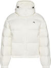 Calvin Klein ESSENTIAL MIDWEIGHT PUFFER JACKE Beyaz Kadın Mont Calvin Klein ESSENTIAL MIDWEIGHT PUFFER JACKE Beyaz Kadın Mont