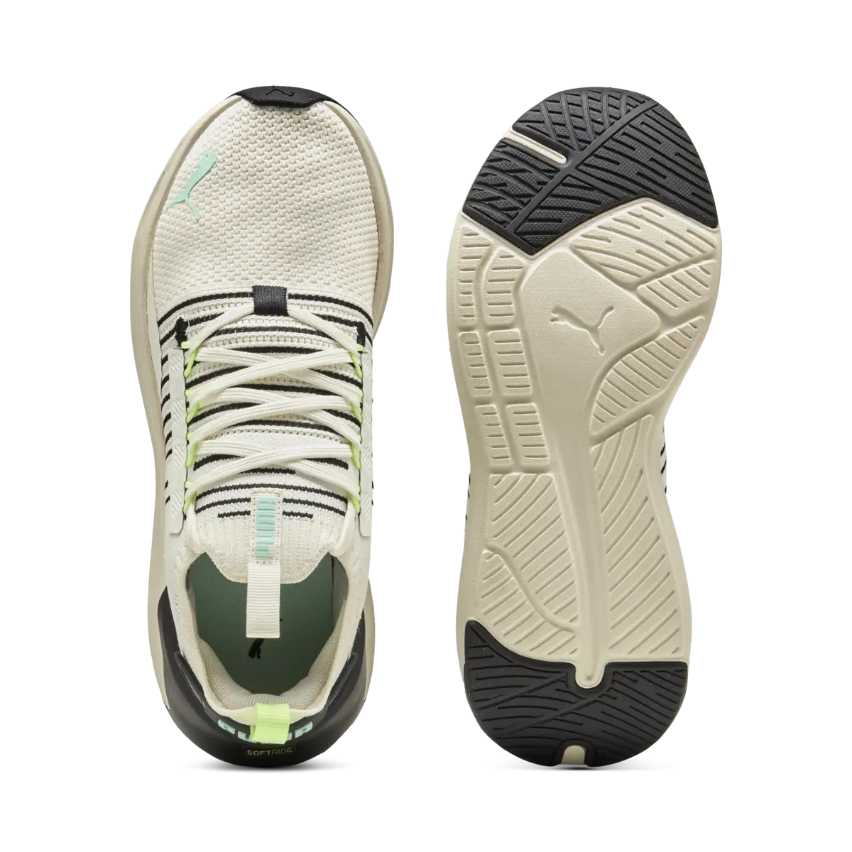 Puma Softride Symmetry Fuzion Wns Bej Kadın Yürüyüş ve Koşu Ayakkabısı