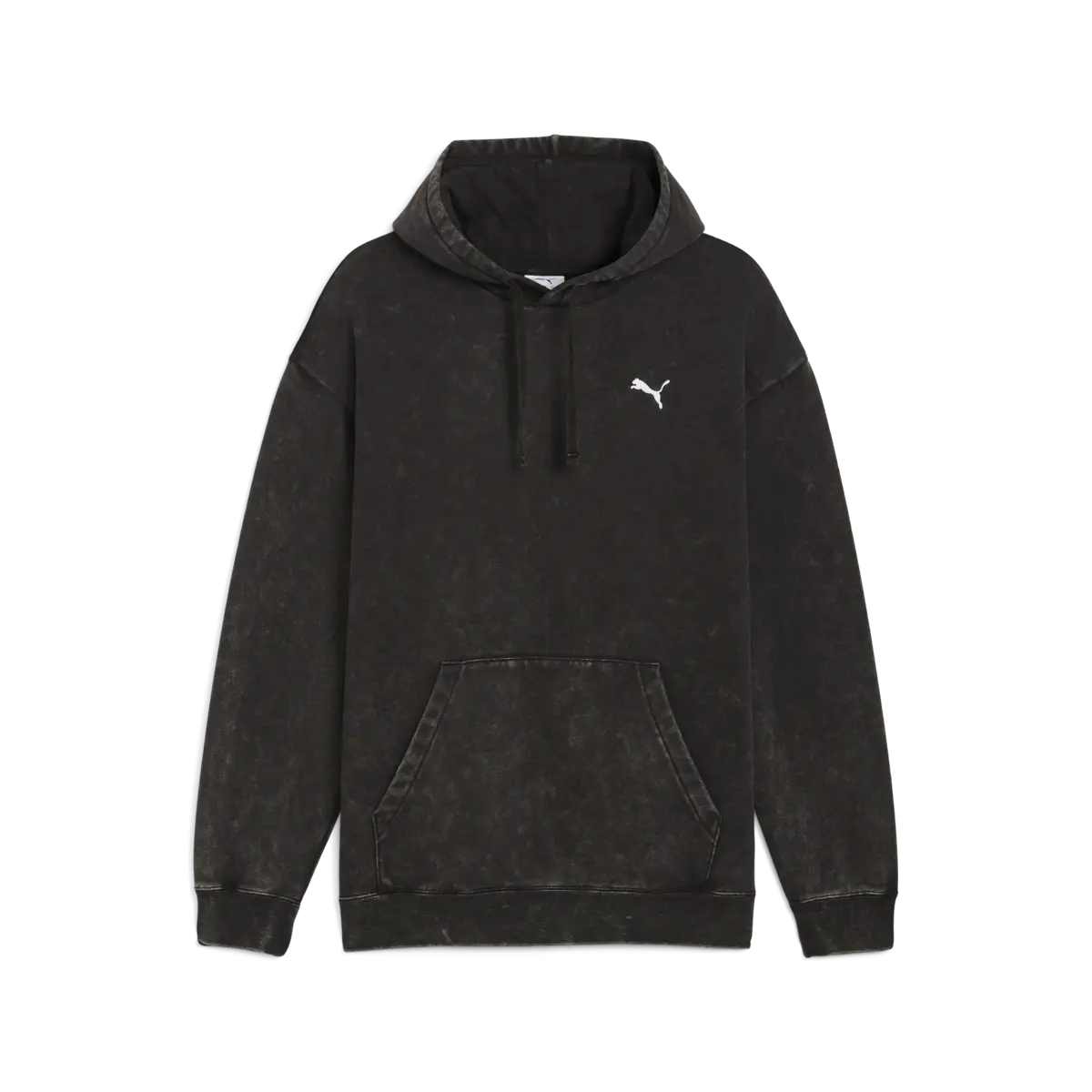 PUMA ESS ELEVATED Wash Hoodie Erkek Siyah Hoodie
