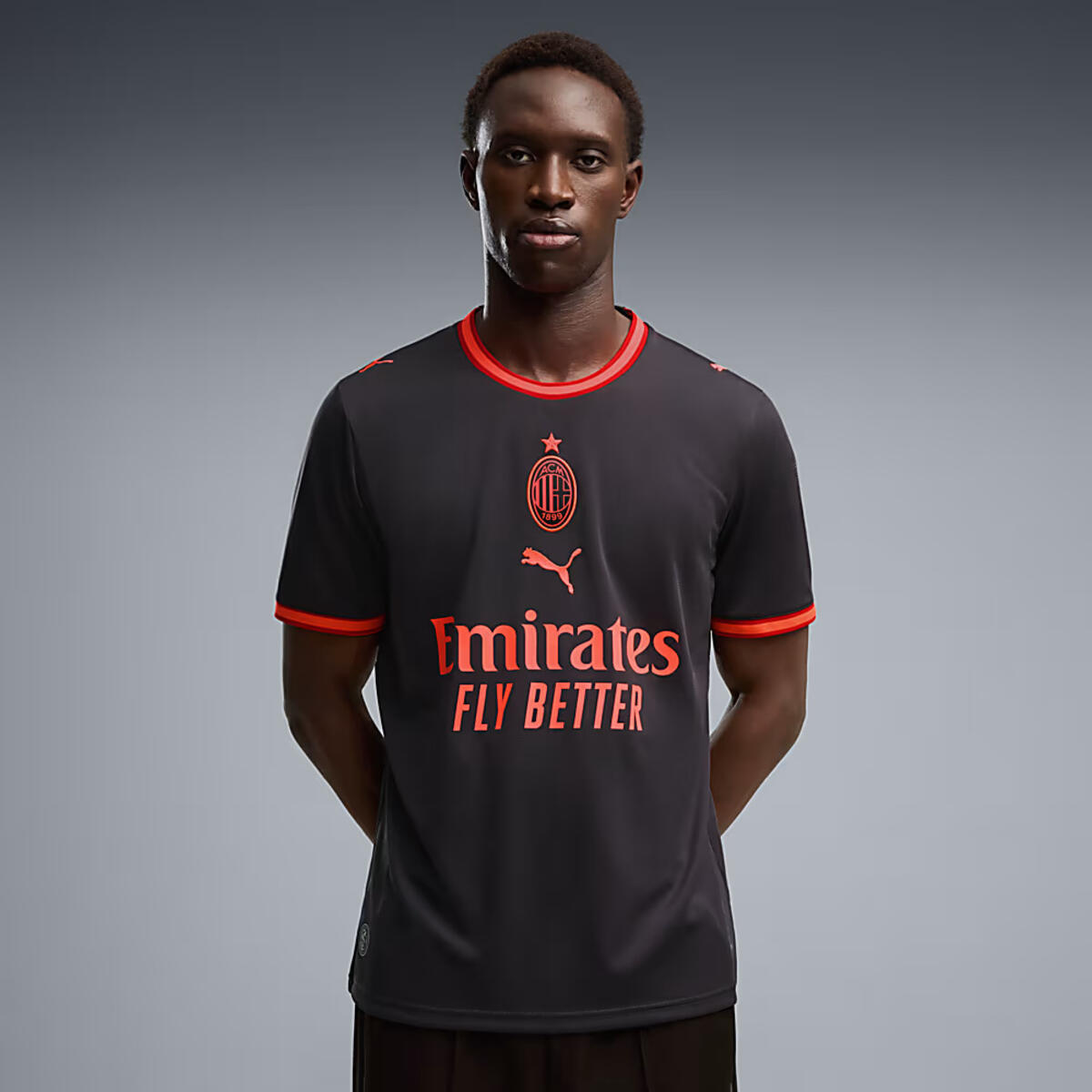 PUMA ACM Third Jersey Replica Gri Erkek Forma