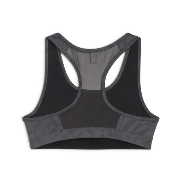 Puma 4KEEPS BRA PADDED PRINT Siyah Sporcu Sütyeni