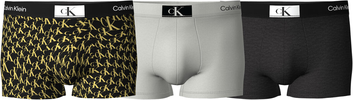 Calvin Klein TRUNK 3PK Erkek Siyah Boxer Set