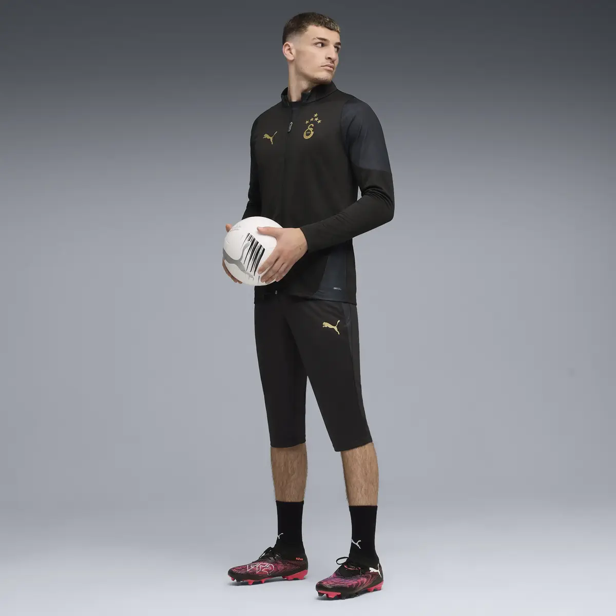 PUMA GSK Training Jacket Erkek Siyah Ceket
