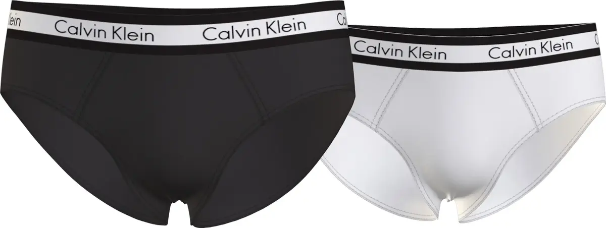 Calvin Klein 2PK BRIEFS Erkek Beyaz Slip Set