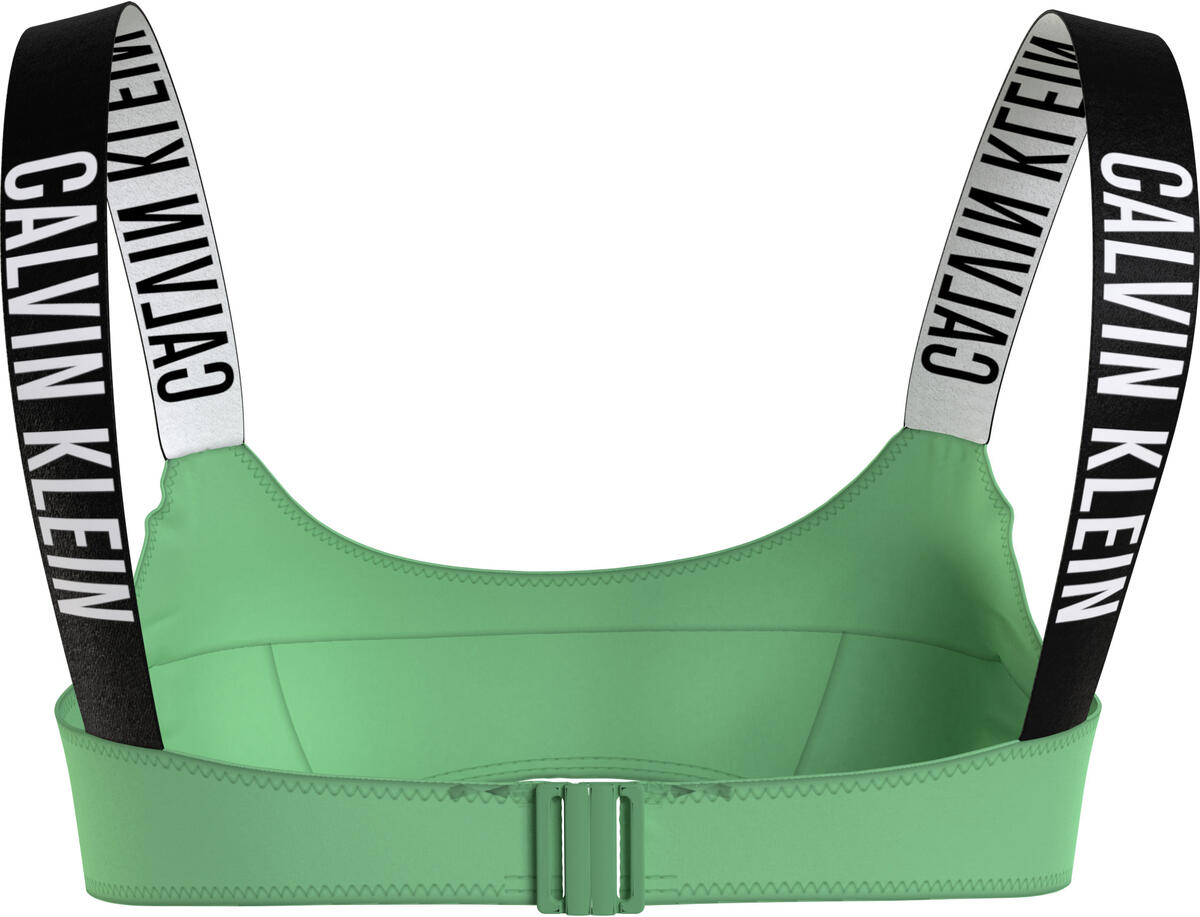Calvin Klein BRALETTE-UW Kadın Yeşil Bikini Üstü