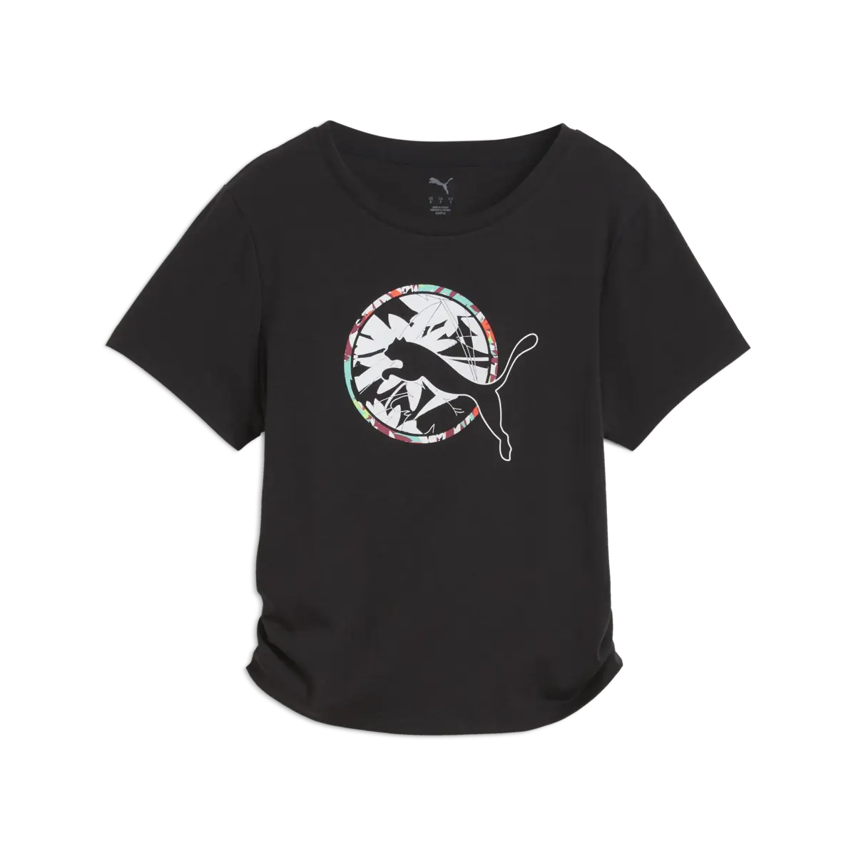 PUMA TROPICAL AOP TEE SHORT Siyah Kadın T-Shirt