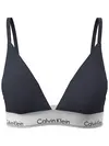 Calvin Klein LIGHTLY LINED TRIANG Hafif Astarlı Siyah Üçgen Bralet