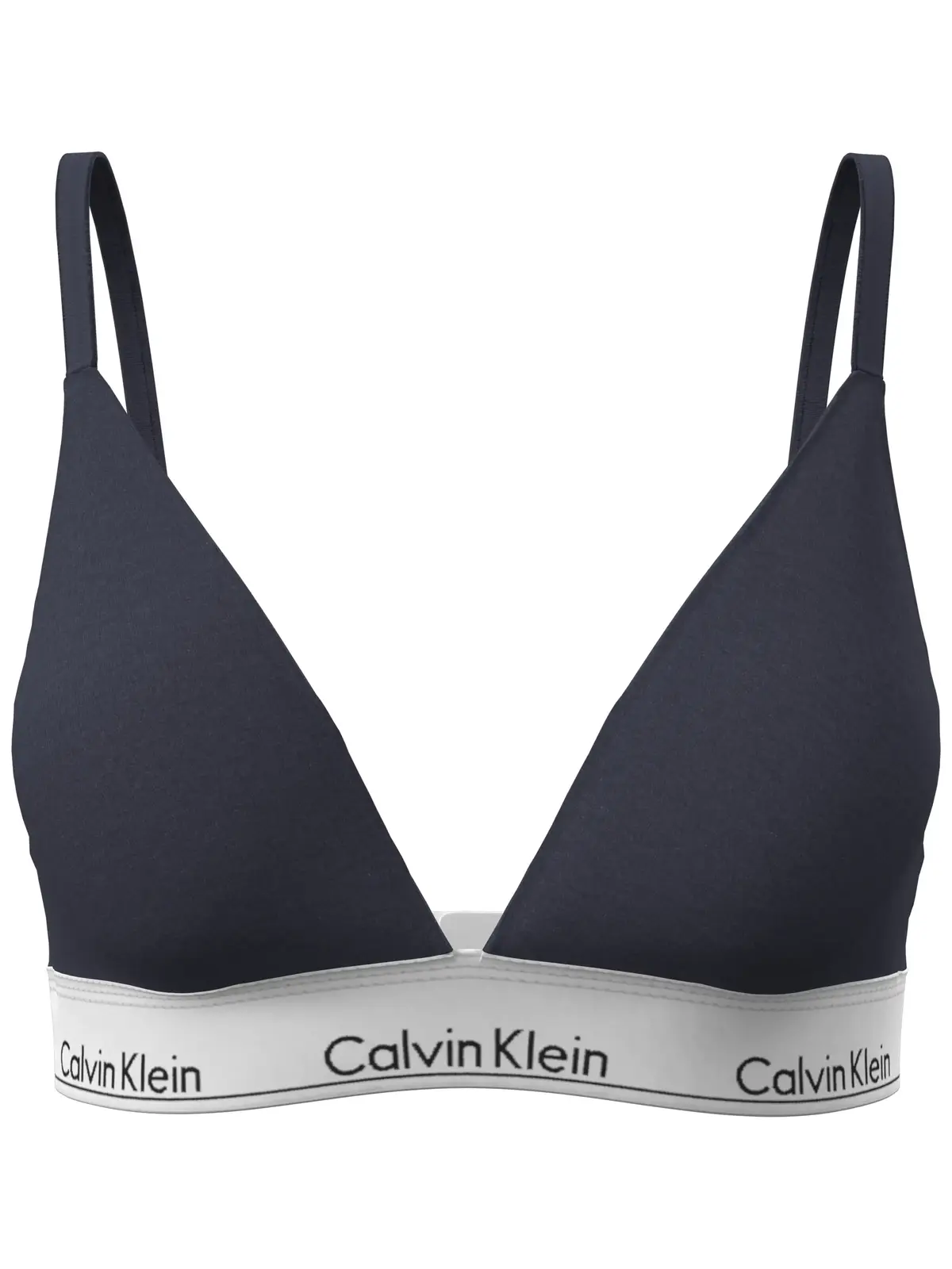 Calvin Klein LIGHTLY LINED TRIANG Hafif Astarlı Siyah Üçgen Bralet