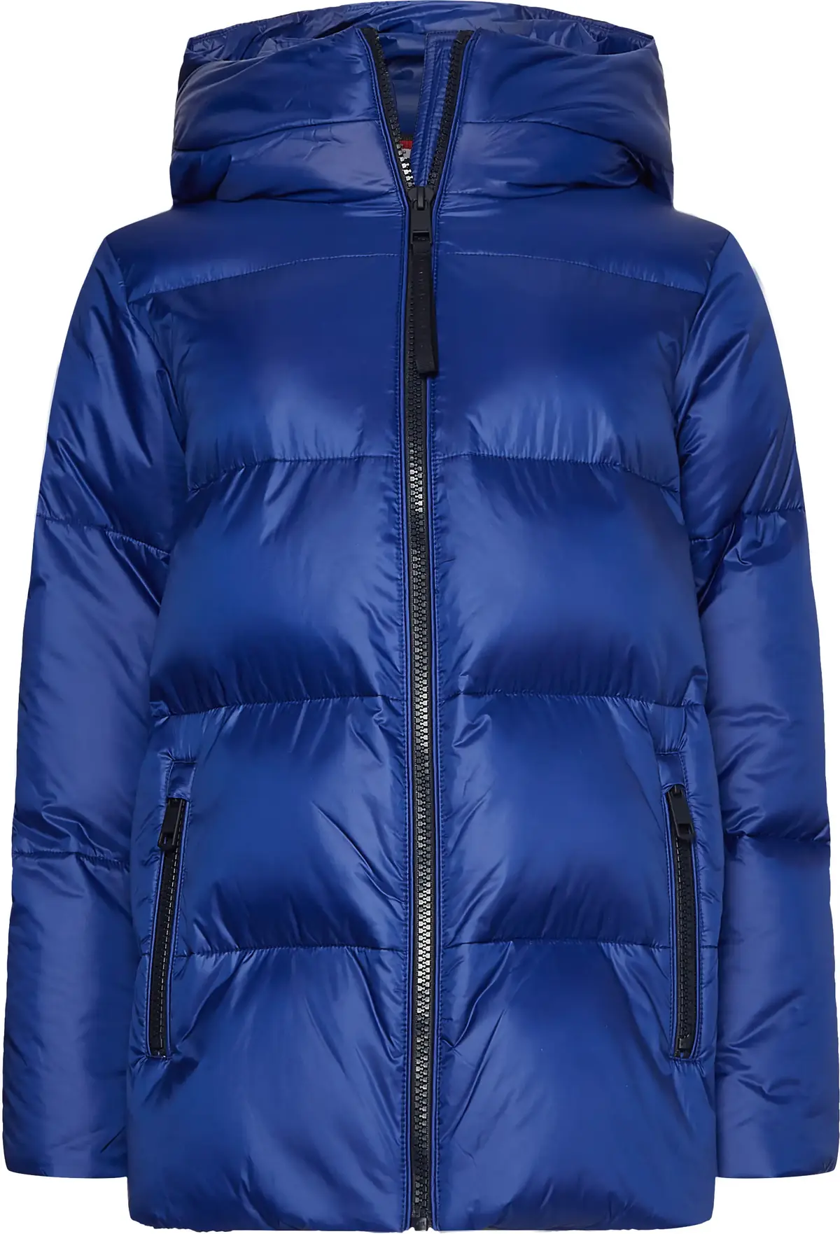 Tommy Hilfiger SORONA PADDED LOGO C Kadın Mavi Şişme Mont