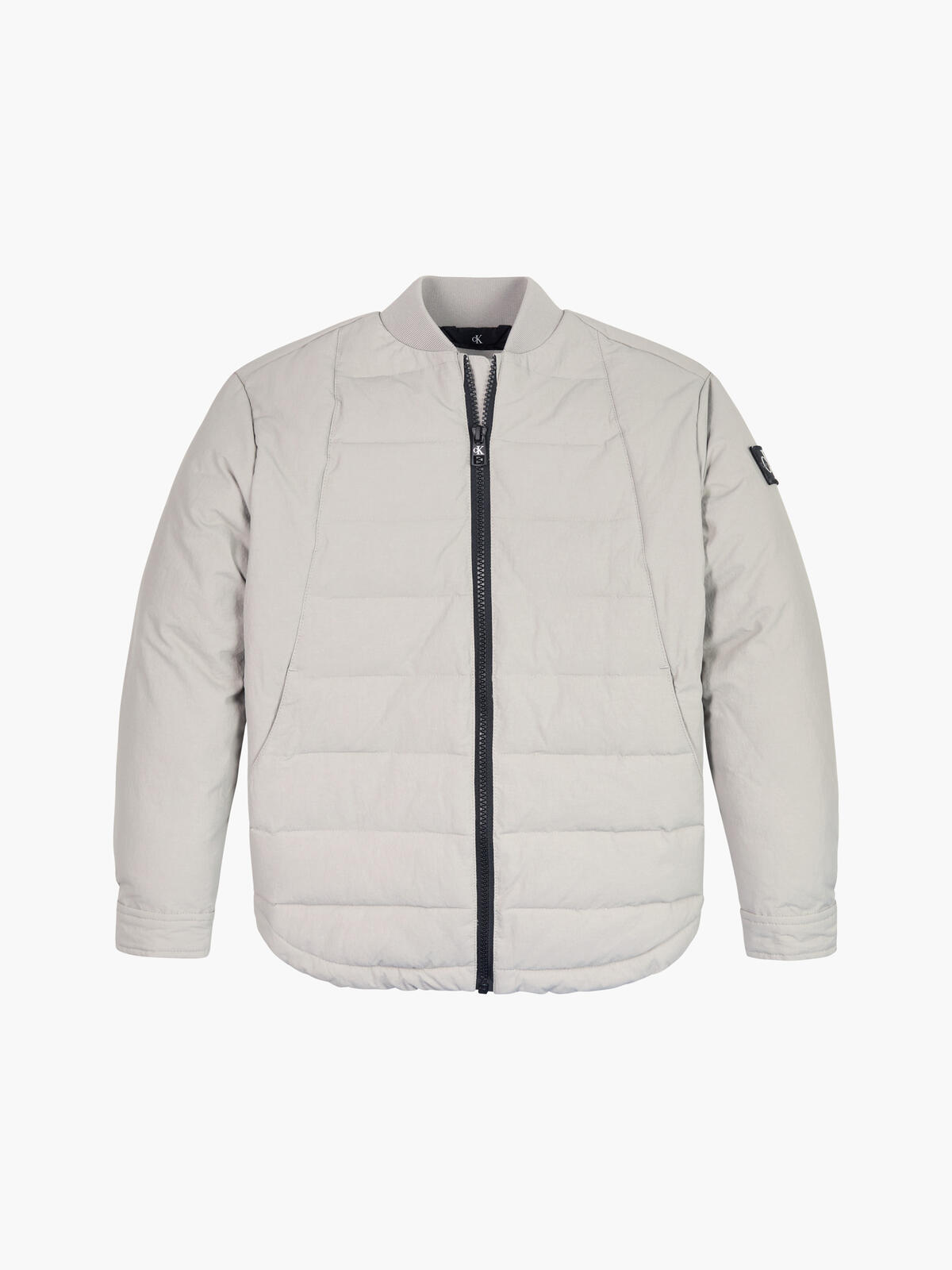 Calvin Klein NYLON TRANSITIONAL J Erkek Gri Şişme Mont