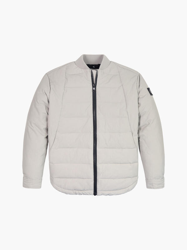 Calvin Klein NYLON TRANSITIONAL J Erkek Gri Şişme Mont