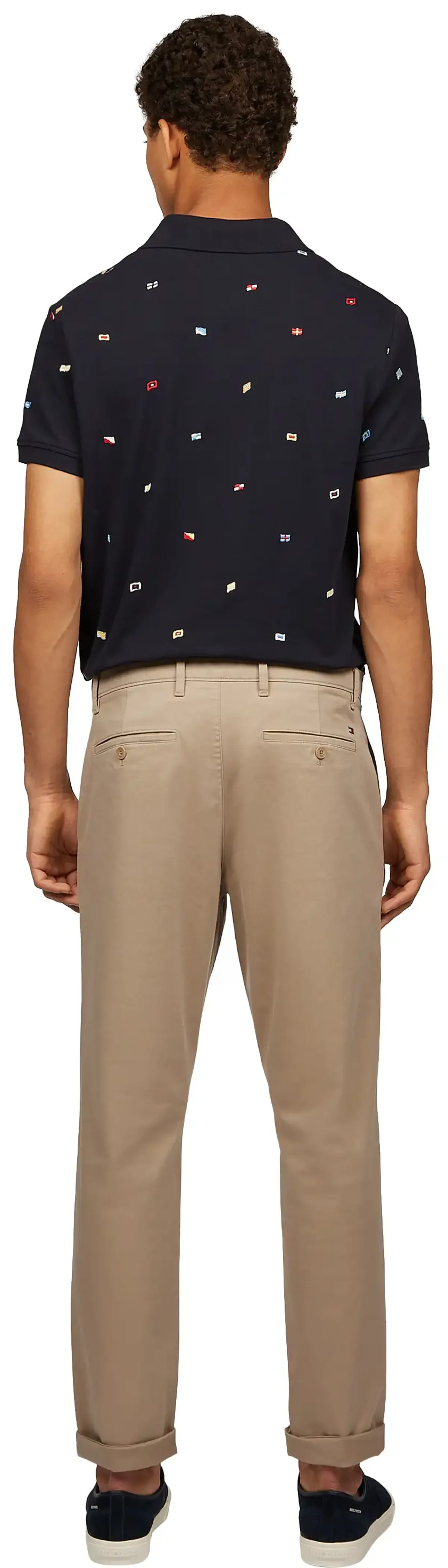 Tommy Hilfiger HARLEM CHINO SATIN, AEG Bej Erkek Pantolon